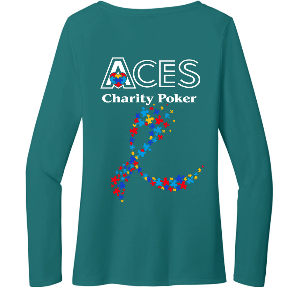 Heathered Teal - BACK