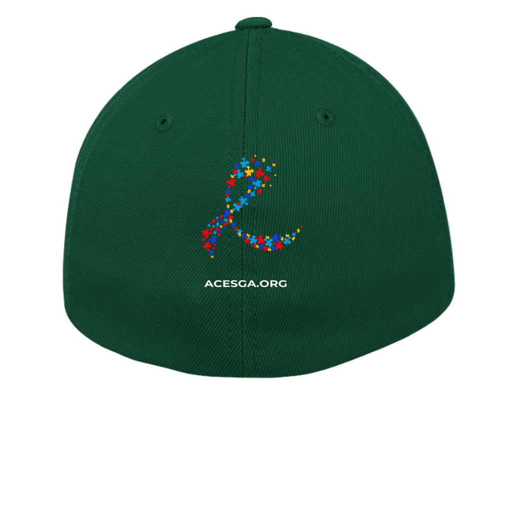 Forest Grn/Wht - BACK